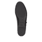 Schwarze remonte Damen Loafer D0K11-00 mit einer Schnalle. Schuh Laufsohle.