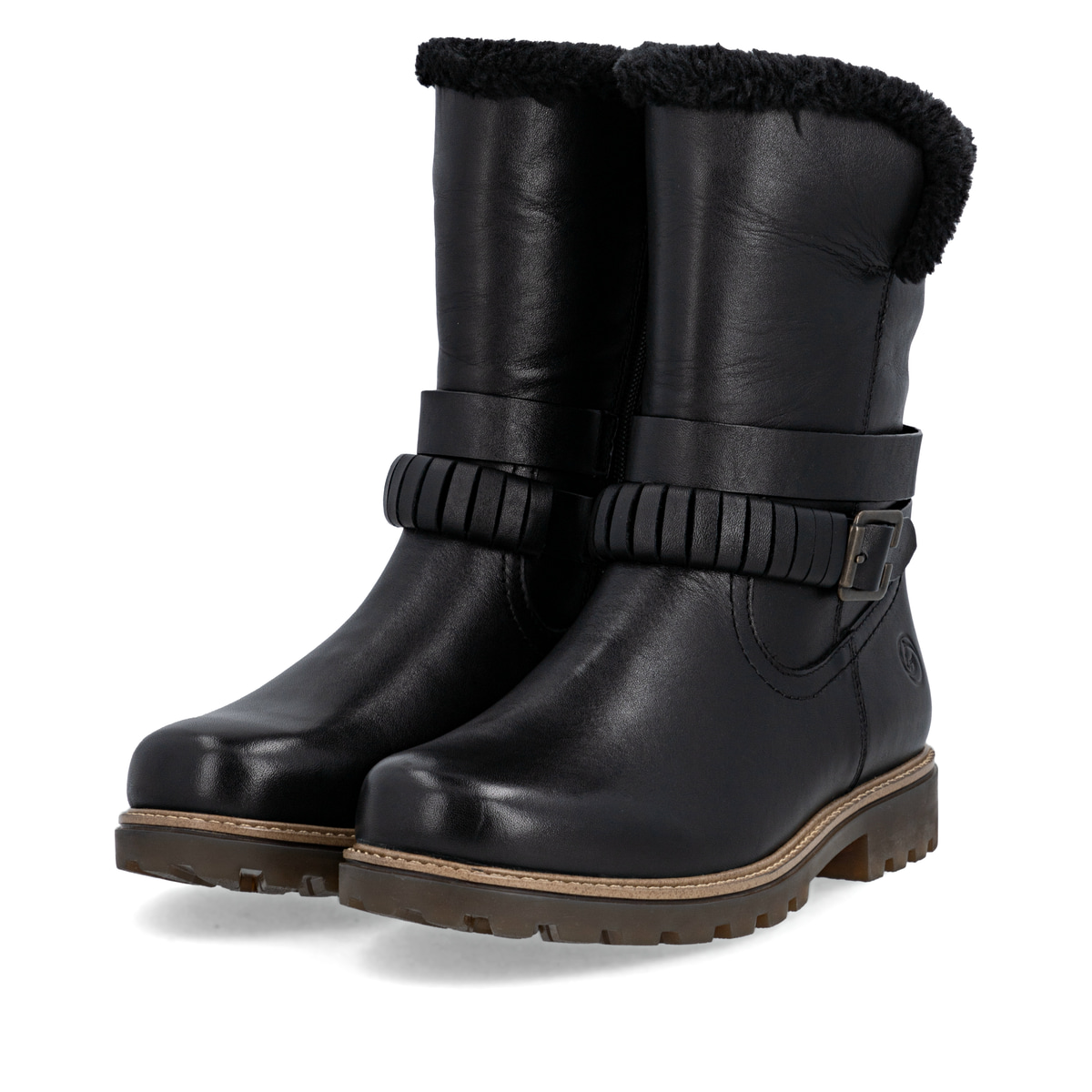Heels Damen Chunky High Heels Stiefeletten Plateau Runde Zehen Wildleder Kurze Stiefel Perlen Dekor Winterkleid Schuhe Schuhe (Farbe: Blau mit Plüsch, Größe: 5