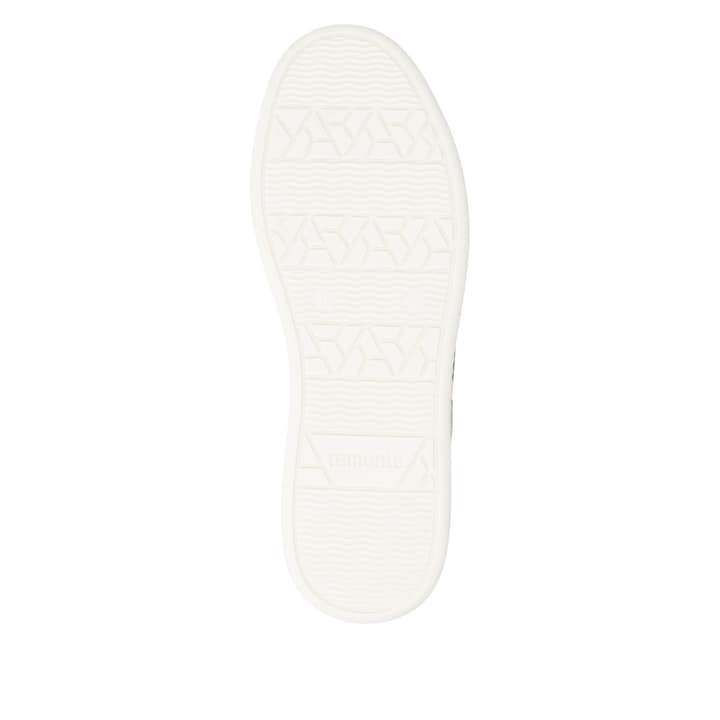 Weiße remonte Damen Sneaker Low D2E00-81 mit Reißverschluss sowie Komfortweite G. Schuh Laufsohle.