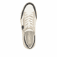 Weiße remonte Damen Sneaker D2E04-80 mit Reißverschluss sowie der Komfortweite G. Schuh von oben.