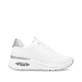 Weiße remonte Damen Sneaker Low D2H02-80 mit einer Schnürung sowie Extraweite H. Schuh Innenseite.