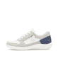 Weiße remonte Damen Schnürschuhe D1E06-81 mit einem Reißverschluss. Schuh Außenseite.