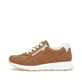 Braune remonte Damen Sneaker Low D2G01-20 mit einem Reißverschluss. Schuh Außenseite.