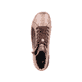 
Hellbeige remonte Damen Schnürstiefel R7998-60 mit Schnürung und Reißverschluss. Schuh seitlich schräg