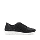 Schwarze remonte Damen Schnürschuhe R7101-00 mit der Komfortweite G. Schuh Innenseite.