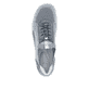 Blaue remonte Damen Slipper R3518-15 mit einem Gummizug sowie der Komfortweite G. Schuh von oben.