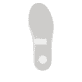 Weiße remonte Damen Sneaker Low D2J01-80 mit Reißverschluss sowie Komfortweite G. Schuh Laufsohle.