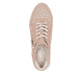 Rosane remonte Damen Sneaker Low D1G10-31 mit einem Reißverschluss. Schuh von oben.