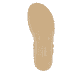 Beige remonte Riemchensandaletten D1N54-60 mit einem Klettverschluss. Schuh Laufsohle.