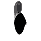 Schwarze remonte Hochschaftstiefel D4B71-00 mit wasserabweisender TEX-Membran. Schuh von oben.