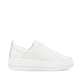 Weiße remonte Damen Sneaker Low D1C08-80 mit Reißverschluss sowie Komfortweite G. Schuh Innenseite.