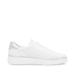 Weiße remonte Damen Sneaker Low D2E01-80 mit Reißverschluss sowie Komfortweite G. Schuh Innenseite.