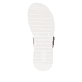 Dunkelbraune remonte Riemchensandalen D1J62-25 mit trendiger Schnalle. Schuh Laufsohle.