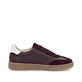 Baskets basses remonte rouges pour femme D2C05-33 avec lacets. Chaussure vue de l'arrière.