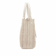 remonte Damen Shopper Q0757-90 in Altrosa-Metallic aus Kunstleder mit Reißverschluss. Shopper getragen.