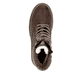 Nussbraune remonte Damen Schnürstiefel D9378-22 mit Flip-Grip Sohle. Schuh von oben.