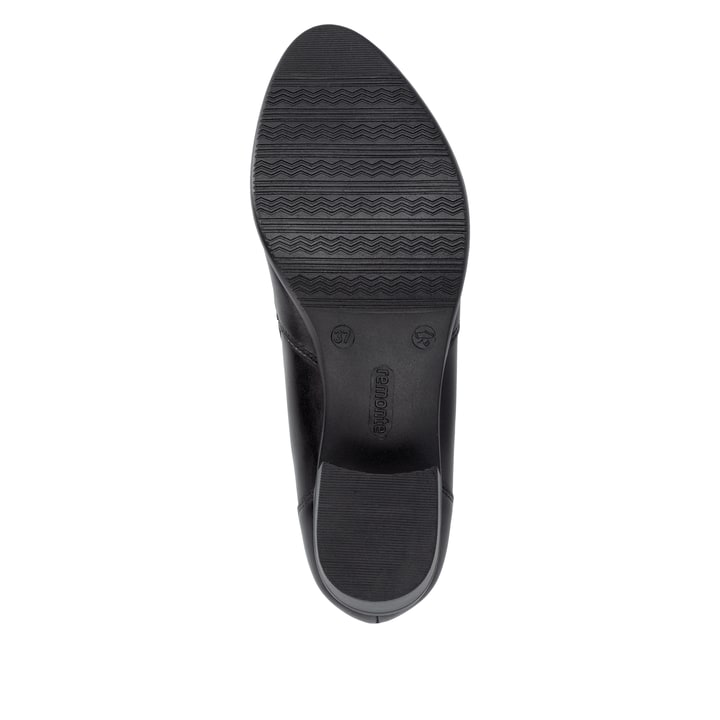 Schwarze remonte Damen Stiefeletten R5190-00 mit einem Reißverschluss. Schuh Laufsohle.