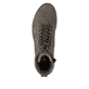 Graue remonte Damen Schnürstiefel D8489-42 mit wasserabweisender TEX-Membran. Schuh von oben.