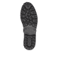 Stahlschwarze remonte Damen Biker Boots D8664-00 mit Zierschnalle. Schuh Laufsohle.