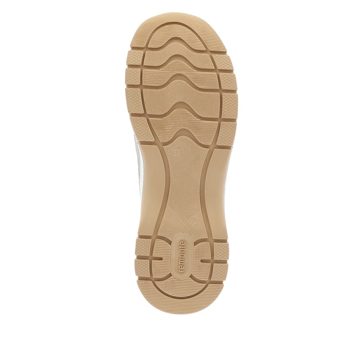 Blaue remonte Ballerinas D0G08-10 mit einem Klettverschluss sowie Extraweite H. Schuh Laufsohle.