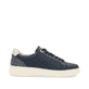 Blaue remonte Damen Sneaker Low D2E00-14 mit Reißverschluss sowie Komfortweite G. Schuh Innenseite.