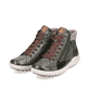 
Hellbeige remonte Damen Schnürstiefel R7998-60 mit Schnürung und Reißverschluss. Schuh seitlich schräg