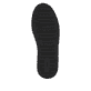 Schwarze remonte Damen Sneaker D1C09-00 mit dekorativem Schmuckdetail. Schuh Laufsohle.