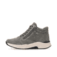 Graue remonte Damen Sneaker D3V71-45 mit wasserabweisender TEX-Membran. Schuh Außenseite.