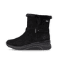 Schwarze remonte Damen Kurzstiefel D0T82-02 mit wasserabweisender TEX-Membran. Schuh Außenseite.