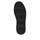 Schwarze remonte Damen Sneaker D2E70-00 mit Reißverschluss sowie Komfortweite G. Schuh Laufsohle.