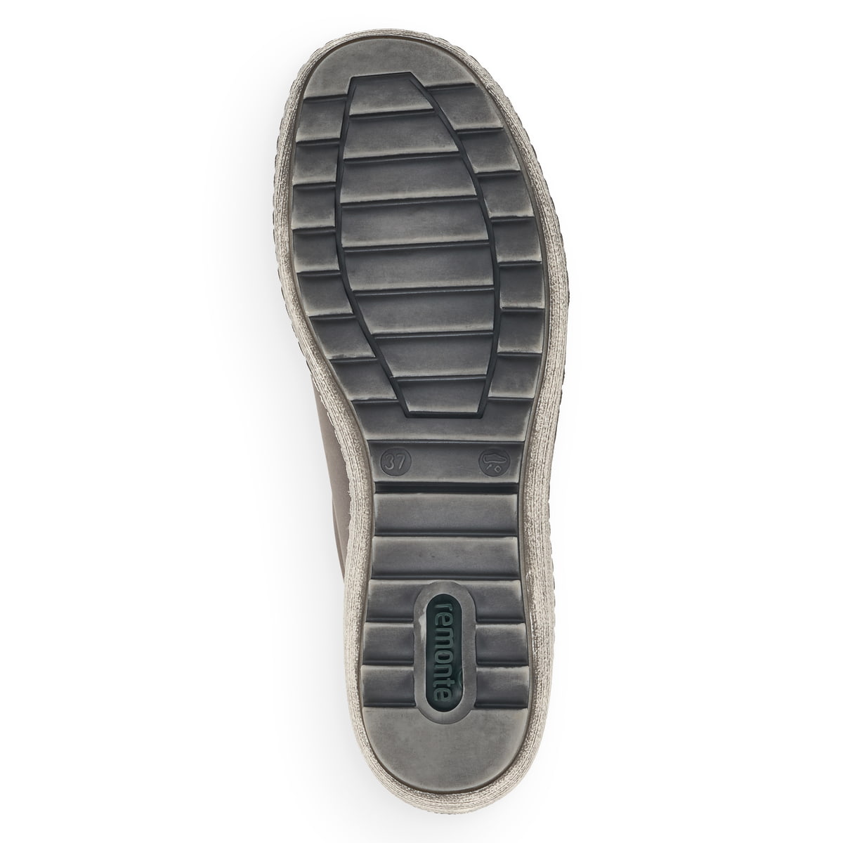 Graue remonte Damen Schnürschuhe R1402-44 mit wasserabweisender TEX-Membran. Schuh Laufsohle.