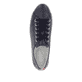 Blaue remonte Damen Sneaker Low D0900-15 mit Schnürung sowie der Komfortweite G. Schuh von oben.