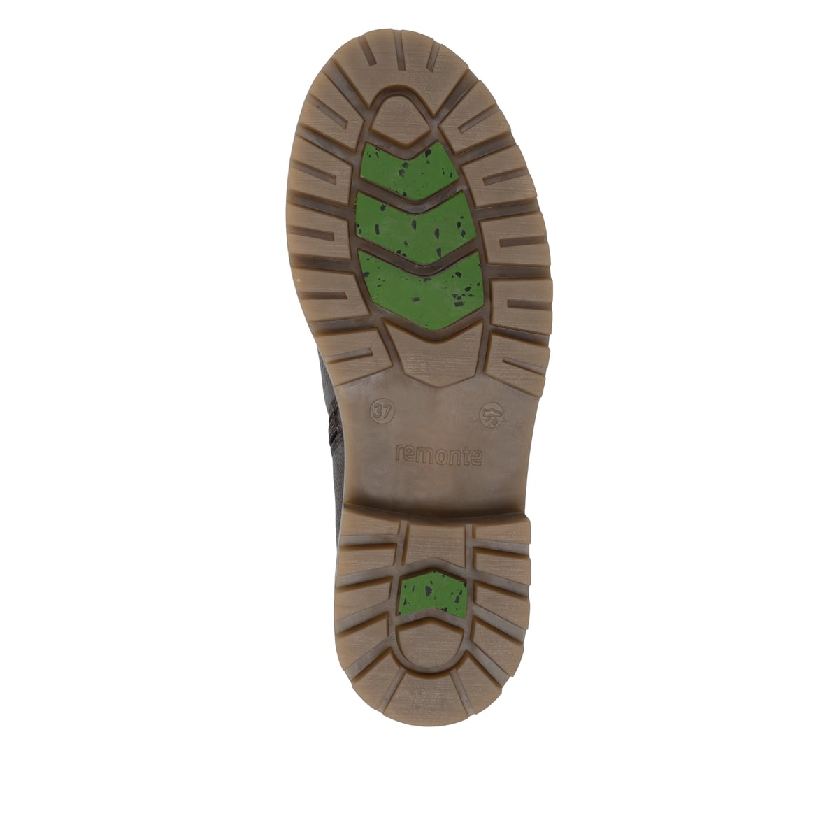 Dunkelbraune remonte Hochschaftstiefel D0B80-25. Schuh Laufsohle.