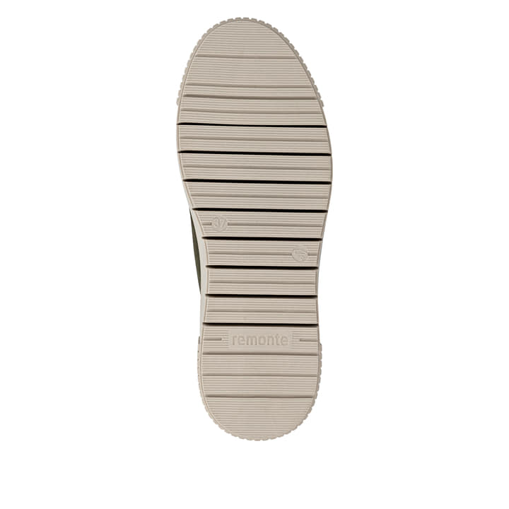 Grüne remonte Damen Kurzstiefel D3B71-54 mit wasserabweisender TEX-Membran. Schuh Laufsohle.