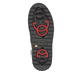 Nachtschwarze remonte Damen Schnürstiefel D0U78-03 mit Flip-Grip Sohle. Schuh Laufsohle.