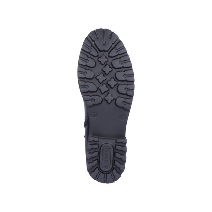 Schwarze remonte Chelsea Boots D8694-00 mit Reißverschluss sowie Komfortweite G. Schuh Laufsohle.