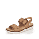 
Nussbraune remonte Damen Riemchensandalen D2067-60 mit einer flexiblen Profilsohle. Schuh seitlich schräg