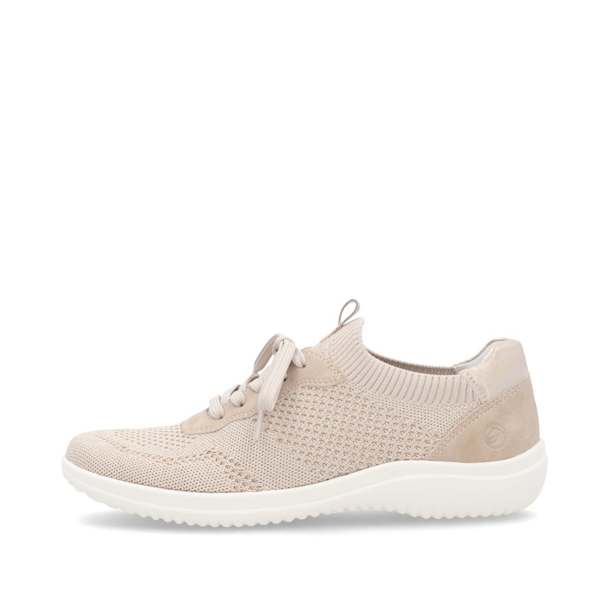 Rosane remonte Damen Slipper D1E05-31 mit einem Gummizug sowie Komfortweite G. Schuh Außenseite.