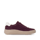 Baskets basses remonte rouges femmes D3E00-30 avec la semelle lightsole+. Côté intérieur de la chaussure.