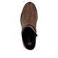 Bottines remonte marron pour femme D2A73-25 avec fermeture éclair. Semelle extérieure de la chaussure.