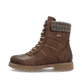 Nussbraune remonte Damen Schnürstiefel D9378-22 mit Flip-Grip Sohle. Schuh Außenseite.