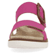 Rosane remonte Damen Riemchensandalen D2067-31 mit einem Klettverschluss. Schuh von vorne.