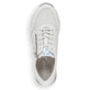 Weiße remonte Damen Sneaker Low R6705-80 mit Reißverschluss sowie Komfortweite G. Schuh von oben.