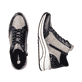 
Schwarze remonte Damen Sneaker D0T70-01 mit einer dämpfenden Sohle mit Keilabsatz. Schuhpaar von oben.