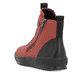 Rote remonte Damen Kurzstiefel D0779-33 mit wasserabweisender remonteTEX-Membran. Schuh von hinten.