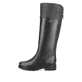 
Mitternachtsschwarze remonte Damen Hochschaftstiefel R6581-04 mit Reißverschluss. Schuh Außenseite