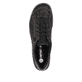 
Urbanschwarze remonte Damen Schnürschuhe R1402-07 mit Schnürung und Reißverschluss. Schuh von oben