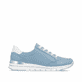 Blaue remonte Damen Sneaker Low R6716-12 mit Reißverschluss sowie Komfortweite G. Schuh Innenseite.