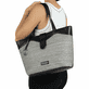 remonte Damen Shopper Q0757-90 in Altrosa-Metallic aus Kunstleder mit Reißverschluss. Shopper getragen.