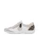 Chaussures à lacets remonte blanches vegan pour femme R3408-83. Côté extérieur de la chaussure.